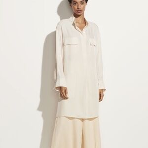 NWT Vince‎ Utility Shirt Dress Sz M